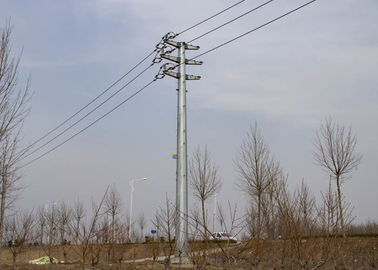 110KV gegalvaniseerd Tubulair Staal Pool, de Hoge Monopole Transmissie van de Mastmacht