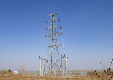 Elektriciteitspylonen met hoge weerstand, 4 Legged Mastenstructuur van het Staalrooster
