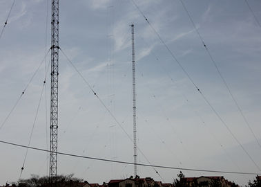 Van de de Structuurbliksemafleider van het hoekstaal de Beschermingstoren, de Structuur van de het Staaltoren van de Hete Onderdompelingsgalvanisatie